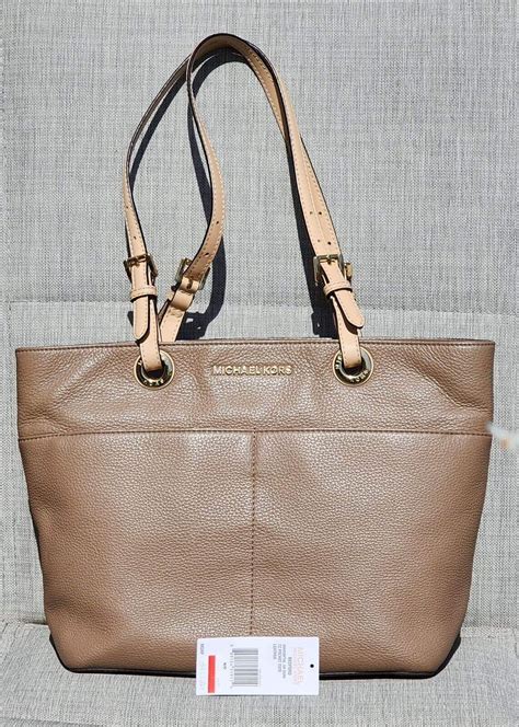 michael michael kors bedford large north south leather tote|Michael Kors bedford medium tote.